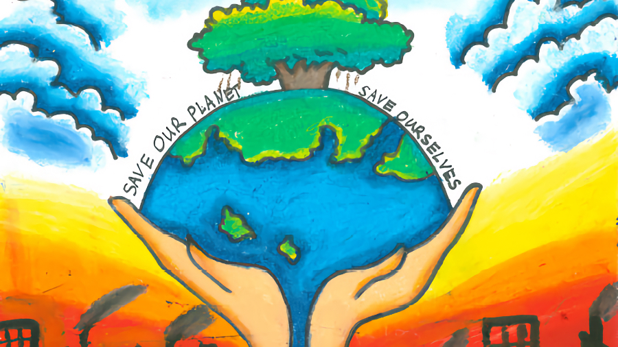 Best drawing for competition With theme: WORLD ENVIRONMENT DAY | Earth  drawings, Cool drawings, Drawings